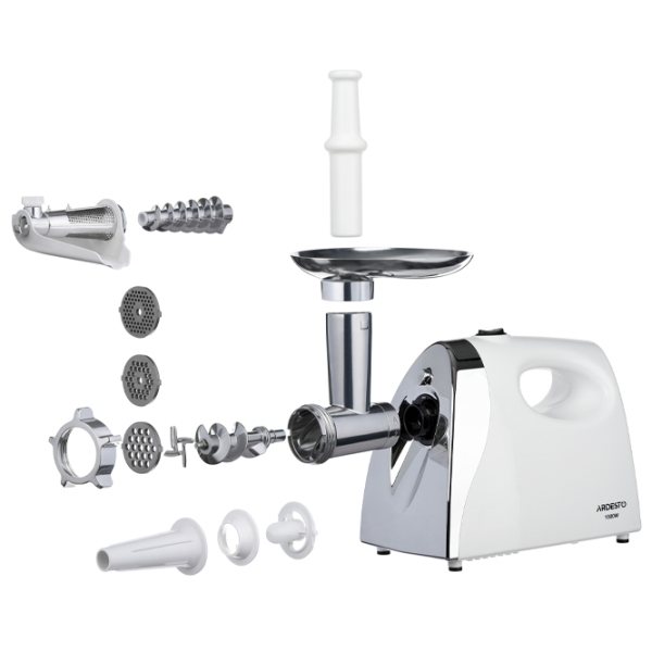 Mașină de tocat carne Ardesto MGL-2050R White 1800 W, 2 kg/ min photo 4