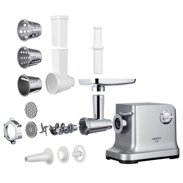 Mașină de tocat carne Ardesto MGL-3580D Inox 2200 W, 2 kg/ min photo 4