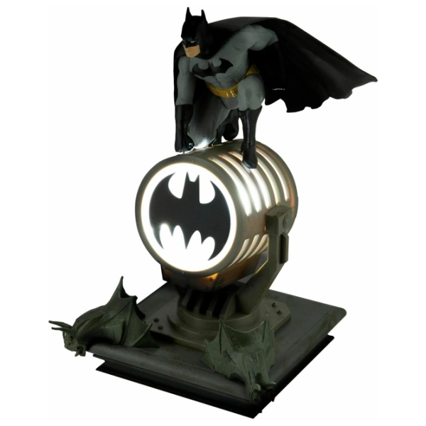 Lampă de masă fan Paladone Batman Figurine Light Gray Rețea photo 2