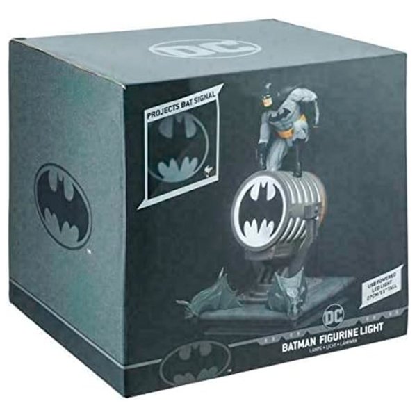 Lampă de masă fan Paladone Batman Figurine Light Gray Rețea photo 6