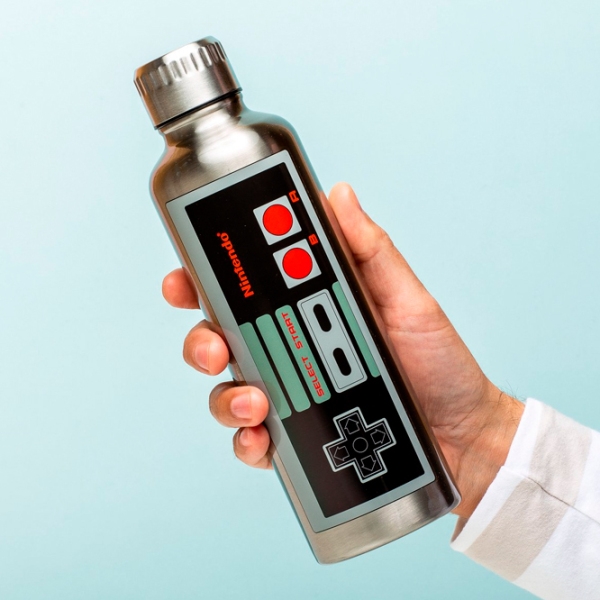Sticlă pentru apă Paladone NES Argintiu 500 ml photo 3