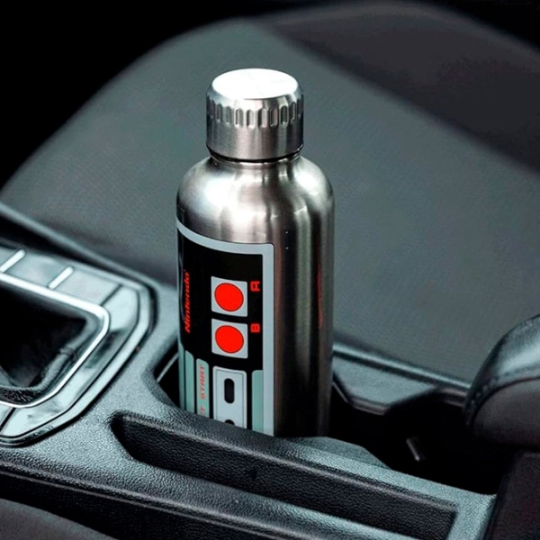 Sticlă pentru apă Paladone NES Argintiu 500 ml photo 4