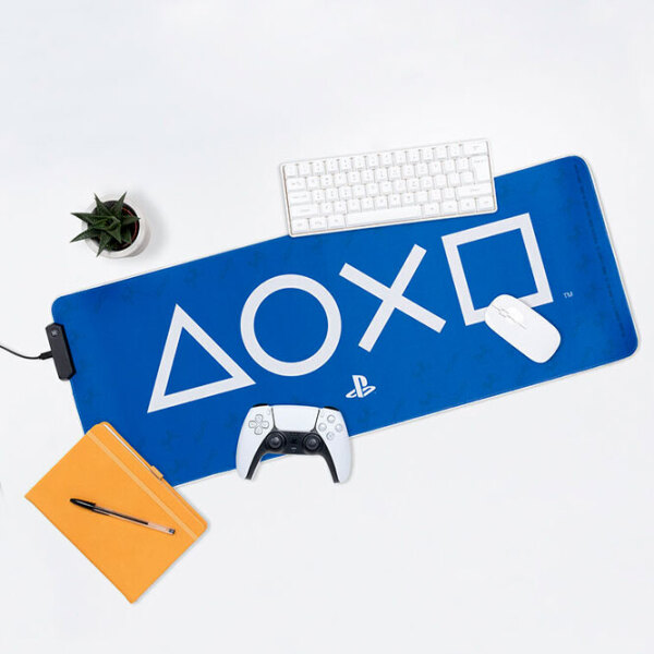 Коврик для мышки Paladone Playstation Light Up Синий  photo 2