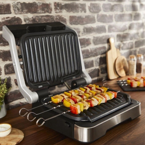 Электрогриль Tefal GC772D30 Нержавеющая сталь 2100 Вт, Контактный, Барбекю, photo 2