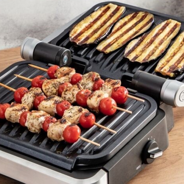 Электрогриль Tefal GC772D30 Нержавеющая сталь 2100 Вт, Контактный, Барбекю, photo 3