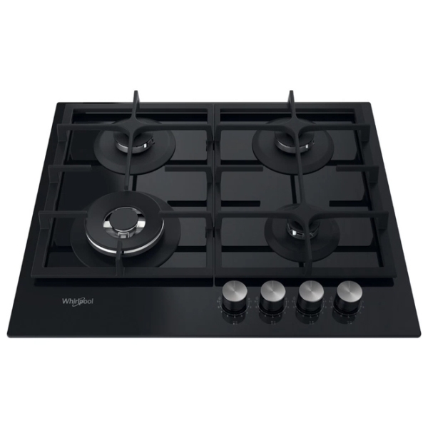 Газовая варочная панель Whirlpool GOFL 629/ NB1 Черный Закаленное стекло, Решетка: Чугунная photo 2
