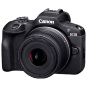 Cameră foto Canon EOS R100 + RF-S 18-45mm f/ 4.5-6.3 IS STM Kit Black CMOS, 24.1 MP, f/ 4.5 - f/ 6.3