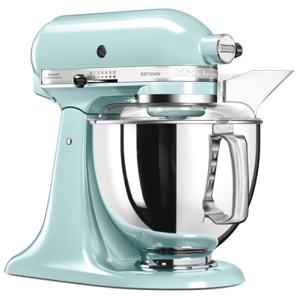 Миксер KitchenAid 5KSM175PSEIC Бирюзовый 300 Вт, Количество скоростей: 10, Турборежим photo 2