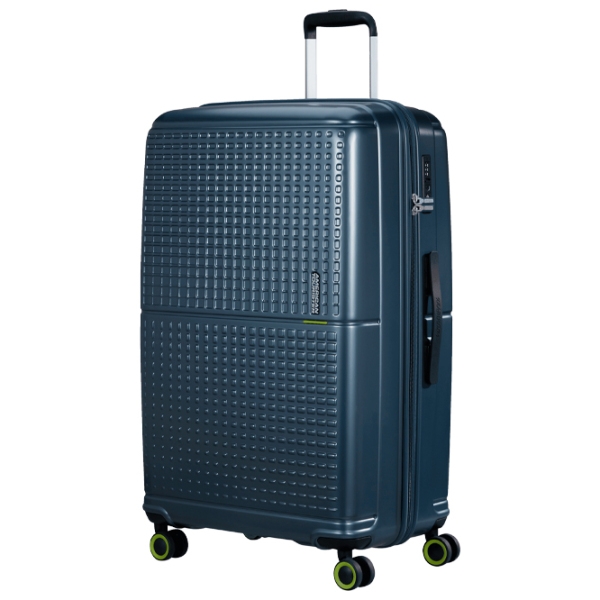 Чемодан American Tourister Geopop Spinner Синий Moon 103л   photo 1