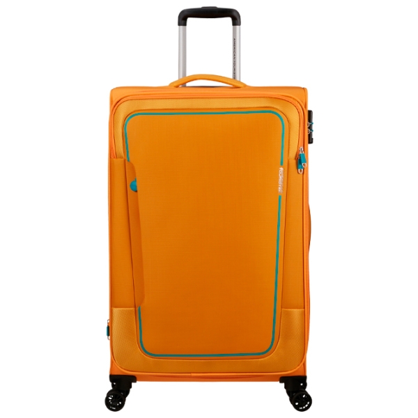 Чемодан American Tourister Pulsonic Spinner Expandable Желтый Sunset 113л   photo 3