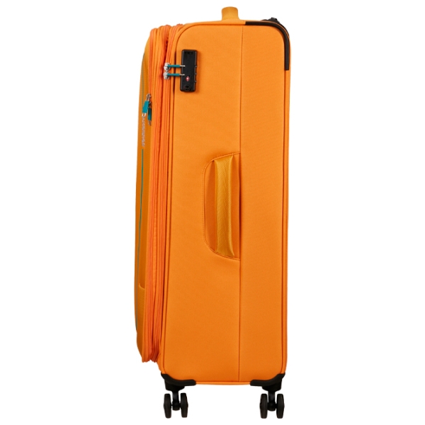 Чемодан American Tourister Pulsonic Spinner Expandable Желтый Sunset 113л   photo 4