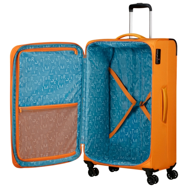 Чемодан American Tourister Pulsonic Spinner Expandable Желтый Sunset 113л   photo 6