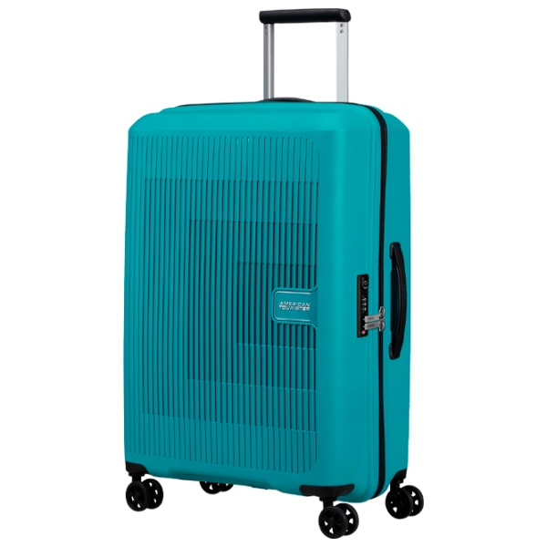 Чемодан American Tourister Aerostep Spinner Аквамариновый Tonic 66л   photo 1