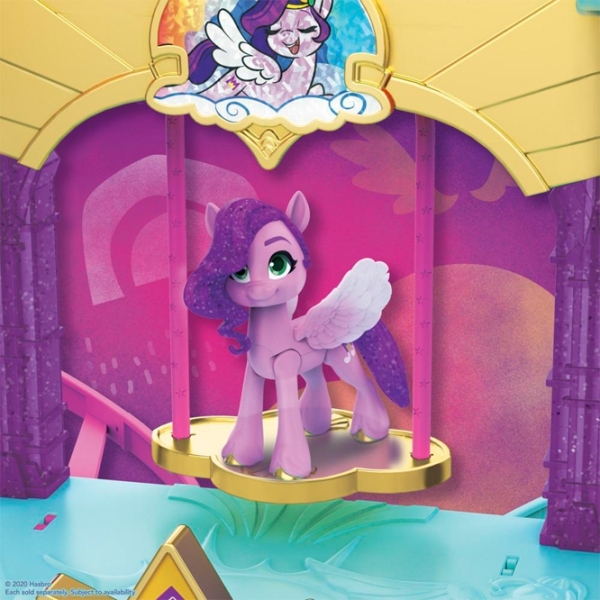 Jucărie Hasbro My Little Pony Movie Soaring Shimmer Castle 5+ / Violet photo 4
