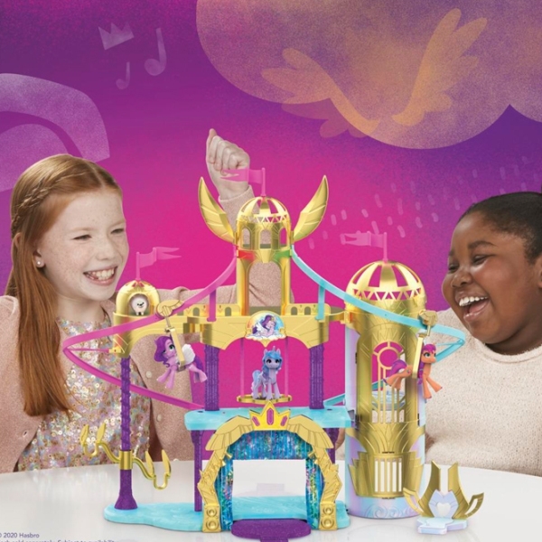 Jucărie Hasbro My Little Pony Movie Soaring Shimmer Castle 5+ / Violet photo 5