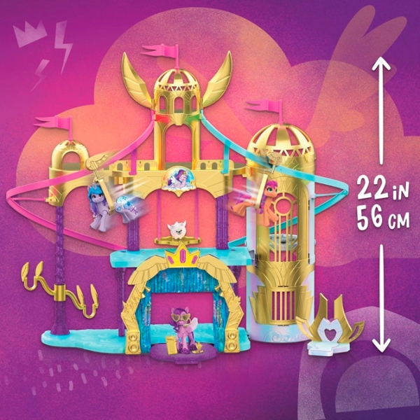 Jucărie Hasbro My Little Pony Movie Soaring Shimmer Castle 5+ / Violet photo 9