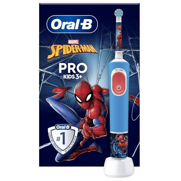 Periuță de dinți electrică Braun Kids Vitality PRO D103 Spiderman Blue  photo 3