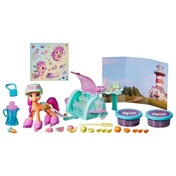 Figurină Hasbro My Little Pony Movie Sparkling Scenes Ast 5+ / Orange photo 2