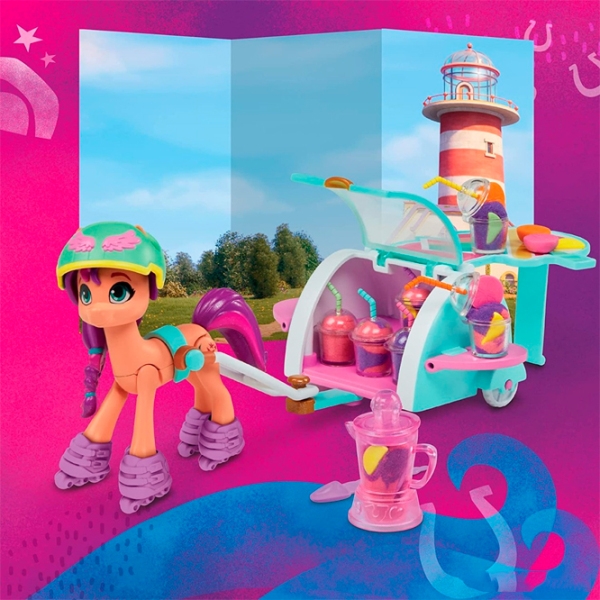 Figurină Hasbro My Little Pony Movie Sparkling Scenes Ast 5+ / Orange photo 5