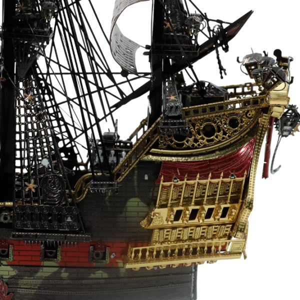 Puzzle 3D Piececool The Queen Anne's Revenge (HP239-KG) Numărul de piese: 156, V&acirc;rsta recomandată: 14+ photo 6