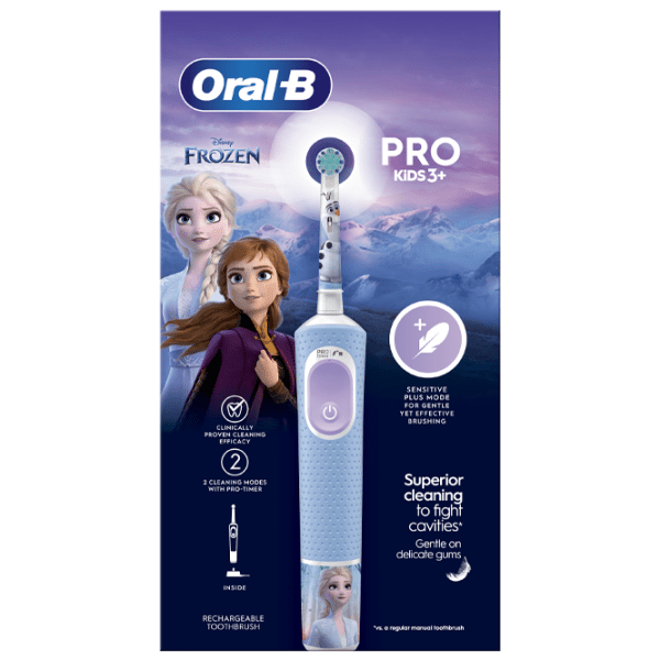 Зубная электрощетка Braun Kids Vitality PRO D103 Frozen Синий  photo 2