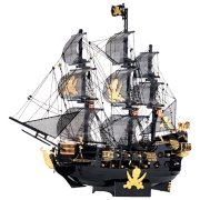 Puzzle 3D Piececool The Black Pearl (HP151-KG) Numărul de piese: 307, V&acirc;rsta recomandată: 14+