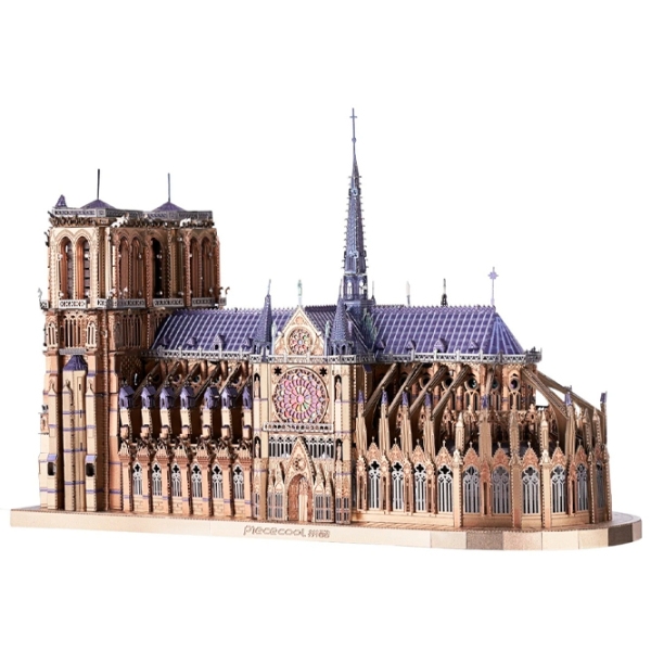 Puzzle 3D Piececool Notre Dame de Paris (HP161-BS) Numărul de piese: 430, V&acirc;rsta recomandată: 14+ photo 1