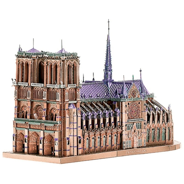 Puzzle 3D Piececool Notre Dame de Paris (HP161-BS) Numărul de piese: 430, V&acirc;rsta recomandată: 14+ photo 2