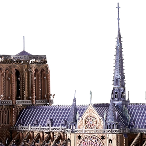 Puzzle 3D Piececool Notre Dame de Paris (HP161-BS) Numărul de piese: 430, V&acirc;rsta recomandată: 14+ photo 5
