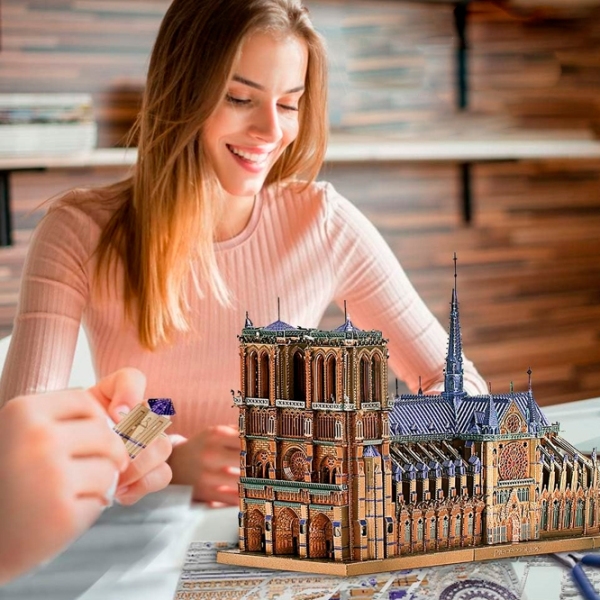 Puzzle 3D Piececool Notre Dame de Paris (HP161-BS) Numărul de piese: 430, V&acirc;rsta recomandată: 14+ photo 6