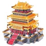 Puzzle 3D Piececool Guanque Tower (HP109-GSR) Numărul de piese: 319, V&acirc;rsta recomandată: 14+