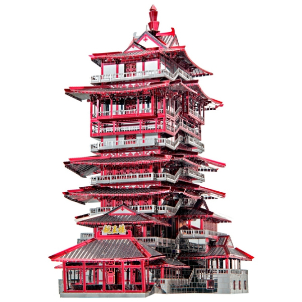 Puzzle 3D Piececool Yuewang Tower (HP089-RKS) Numărul de piese: 298, V&acirc;rsta recomandată: 14+ photo 1
