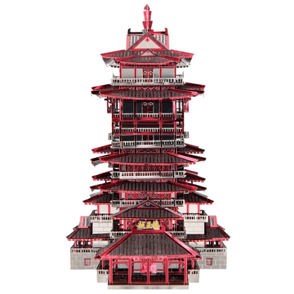 Puzzle 3D Piececool Yuewang Tower (HP089-RKS) Numărul de piese: 298, V&acirc;rsta recomandată: 14+ photo 3