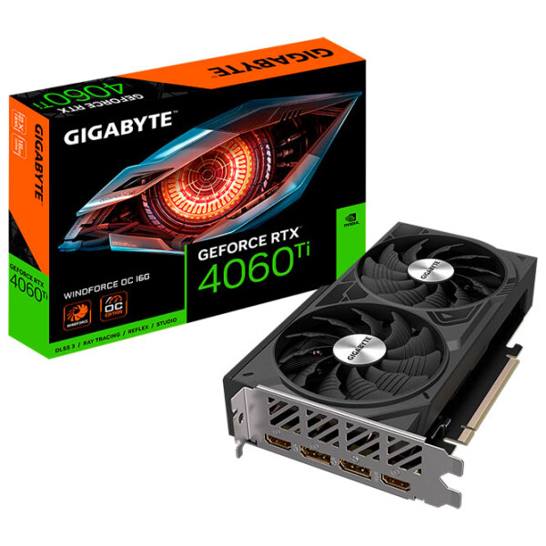 Видеокарта Gigabyte GeForce RTX 4060 Ti WINDFORCE OC 16 ГБ  photo 6