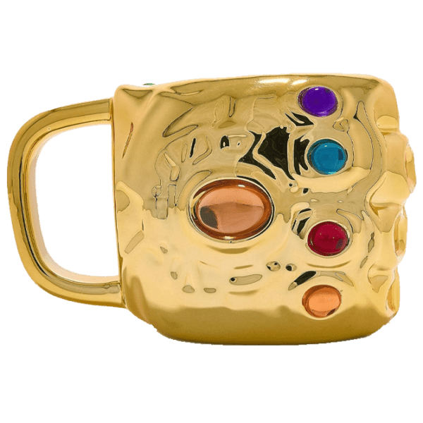 Кружка Paladone Marvel Infinity Gauntlet Shaped Mug Желтый 330 мл photo 1