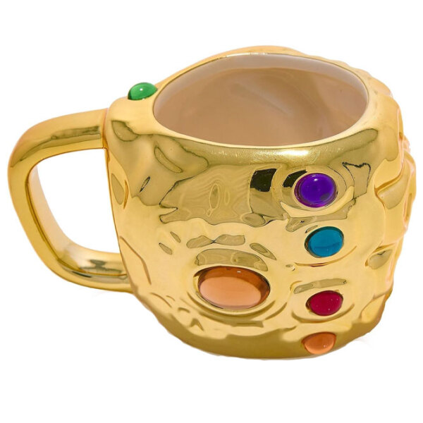 Кружка Paladone Marvel Infinity Gauntlet Shaped Mug Желтый 330 мл photo 2