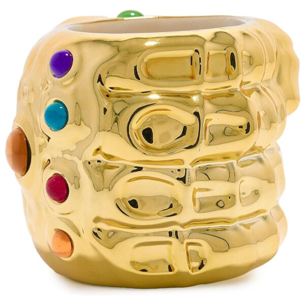 Кружка Paladone Marvel Infinity Gauntlet Shaped Mug Желтый 330 мл photo 3