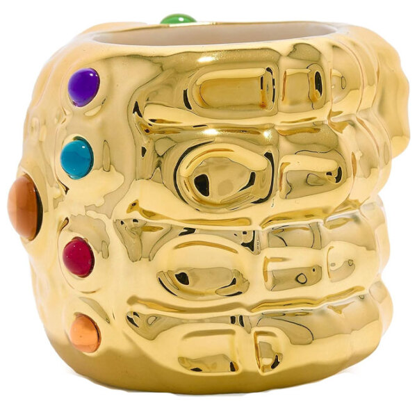 Кружка Paladone Marvel Infinity Gauntlet Shaped Mug Желтый 330 мл photo 4