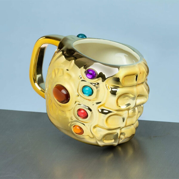 Кружка Paladone Marvel Infinity Gauntlet Shaped Mug Желтый 330 мл photo 6
