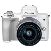 Cameră foto Canon EOS M50 Mark II + 15-45 f/ 3.5-6.3 IS STM Kit White CMOS, 24.1 MP, f/ 3.5 - f/ 6.3