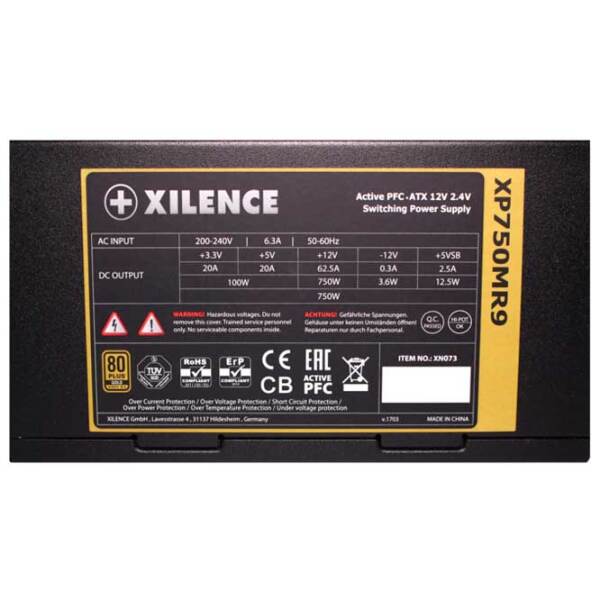 Блок питания Xilence XP750MR9.2 750 Вт Черный  photo 4