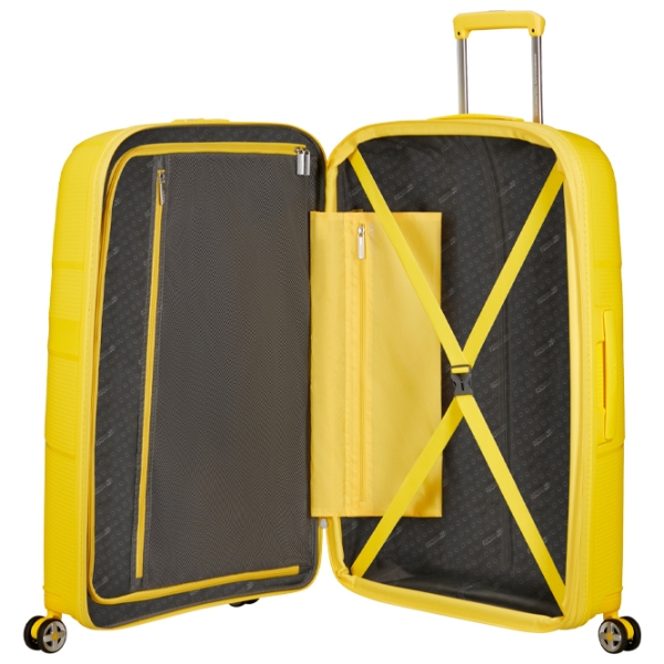 Valiză American Tourister Starvibe Spinner Expandable Yellow Electric Lemon 100l   photo 6