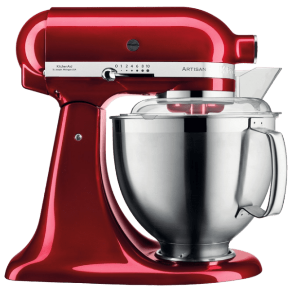 Миксер KitchenAid 5KSM185PSECA Красный 300 Вт, Количество скоростей: 10, Турборежим photo 1