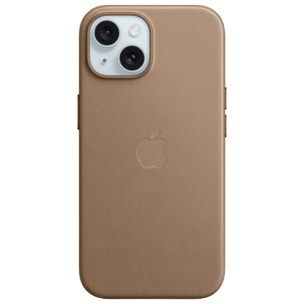 Чехол для смартфона Apple iPhone 15 (MT3C3ZM/ A) Taupe Коричневый Apple, FineWoven, MagSafe Back photo 1