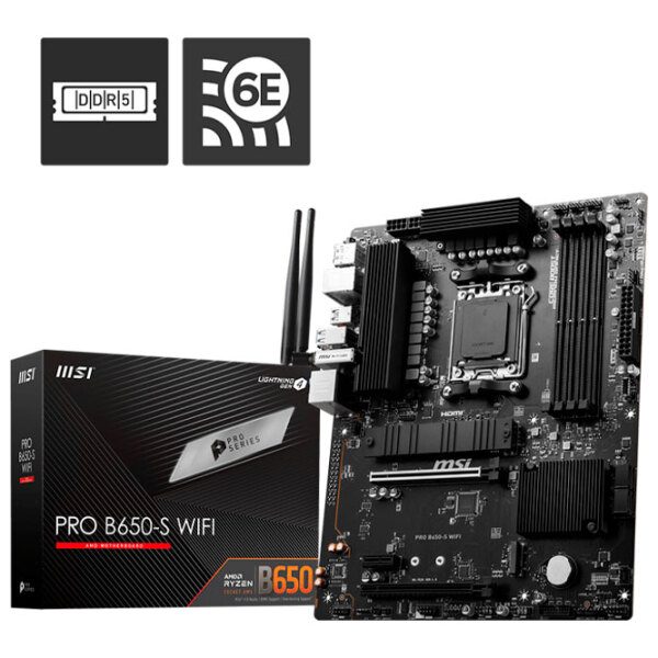 Материнская плата MSI PRO B650-S WIFI ATX  photo 5