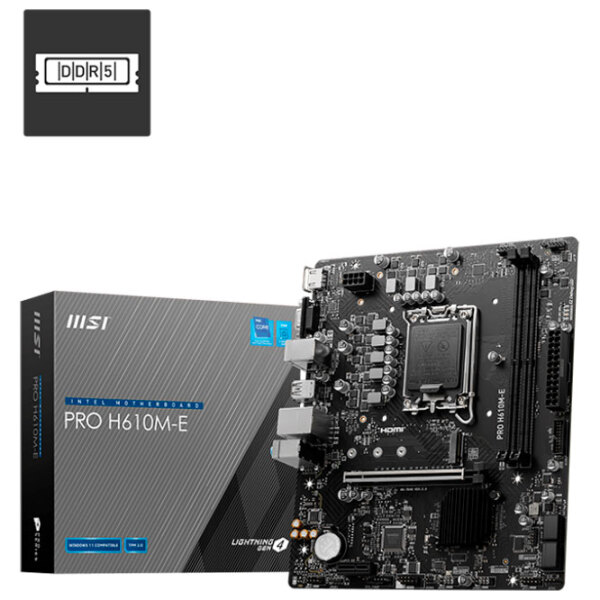 Материнская плата MSI PRO H610M-E ATX  photo 5