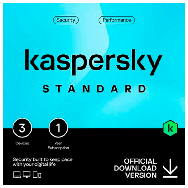 Antivirus KASPERSKY Standard Card 3, Card, 12 photo 1