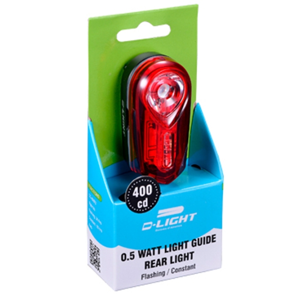 Lumini de bicicletă D-Light CG-406R Black  photo 3