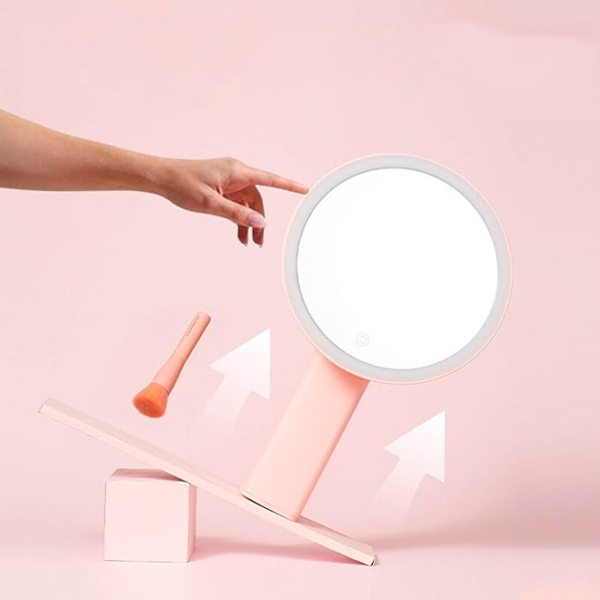 Oglindă de machiaj LED Mirror X220 Pink  photo 5