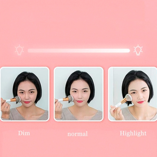 Oglindă de machiaj LED Mirror X220 Pink  photo 6